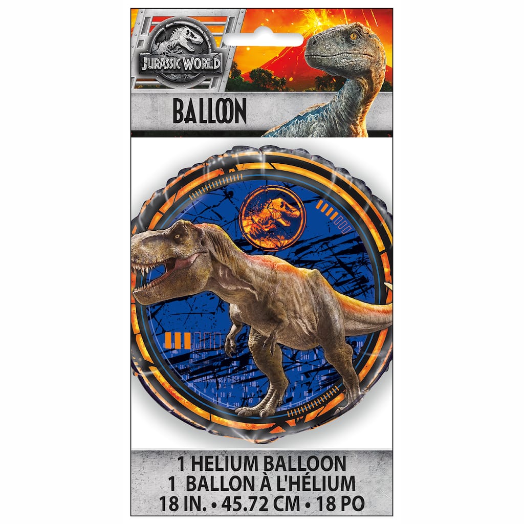 Foil Jurassic World Balloon, 18
